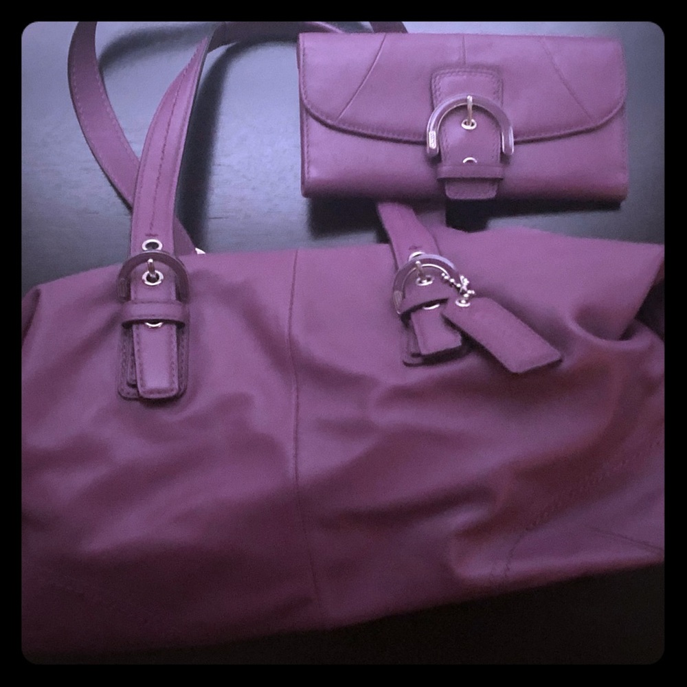 Matching purse and wallet